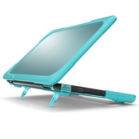 Coque de protection 2-en-1 pour ordinateur portable Dell Chromebook 3100 Coque rigide supérieure et inférieure en TPU avec béquille
