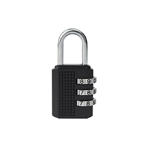 Zinklegierung Hochleistungs-Vierkant-Vorhängeschloss mit 3-stelliger wasserdichter Diebstahlsicherung und langlebiger Zahlenkombination - Product Image 3
