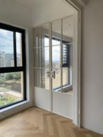 Puertas Francesas Dobles de Vidrio con Aislamiento Térmico, Personalizadas y de Lujo, para Uso Interior en Baños y Dormitorios