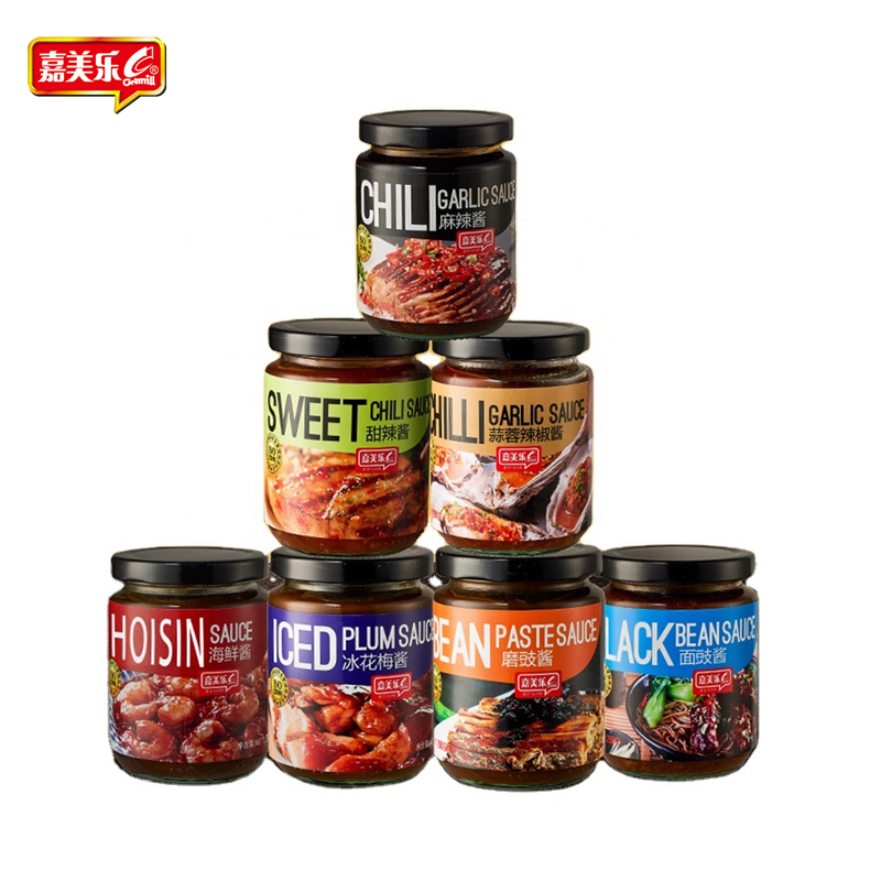 Camill Fabriek Groothandel 280G Hete Pikante Chili Knoflooksauzen Voedsel Dompelen Koude Mix Marinades Gezonde Smaakpasta Chilisaus