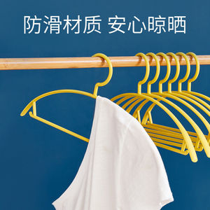Plastic Clothes Hanger <b>Half</b> Circle Non <b>Slip</b> Thickened Wide Shoulder Traceless For Adults And Household Use - Product Image 3