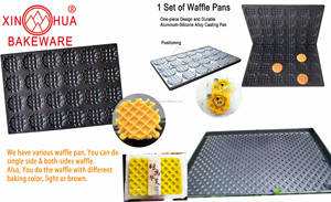 Non-stick Torta vaso di fiori a forma di cottura pan Lega di Alluminio Della torta Pan 7 fori muffa della torta della muffa - Product Image 5