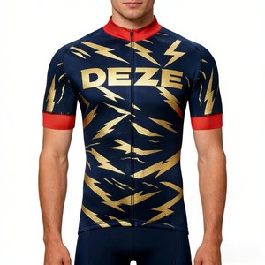 Zede - Maillot de Ciclismo Personalizado y Duradero para Hombre, con Estampado por Sublimación, Absorbente de Humedad, para Ciclismo de Carretera y Eventos de Carreras - Product Image 3