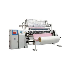 Strict process requirements high speed high precision China shuttle computerized digital multi-needle quilting machine price