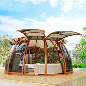 Dôme géodésique 360° pour événements, hôtel, étanche, résistant aux UV, en verre PC, PVC, type UFO, pour glamping, igloo, maison, <span class=keywords><strong>tente</strong></span> sphérique - Product Image 1