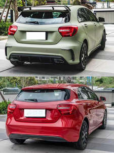 <span class=keywords><strong>Venta</strong></span> de fábrica para Mercedes Benz Clase A W176 2013-2018 Nueva actualización <span class=keywords><strong>A45</strong></span> <span class=keywords><strong>AMG</strong></span> Bodykit Car Bumper Grille Side Skirt <span class=keywords><strong>en</strong></span> Material PP - Product Image 4