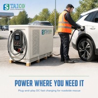 TAICO TKMC-800 75kWh 60kW Chargeur mobile de lithium-ion refroidi par liquide pour véhicules électriques, chargeur rapide DC, secours routier à la demande