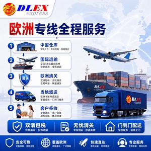 Servicio de Logística de Carga Aérea y Marítima Europea DLEX Express, Entrega Puerta a Puerta DDP con Despacho de Aduanas e Impuestos Incluidos - Product Image 2