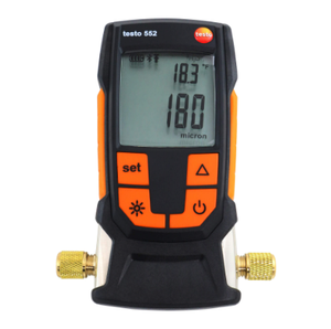 Manómetro digital de vacío/micrómetro Testo 552 original y nuevo con resolución de 1 micrón, 2 pilas AA, Testo 552 original - Product Image 1