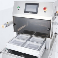 Machine d'emballage sous vide pour aliments à atmosphère modifiée (MAP) pour volailles, poulet, aliments frais, conservation des aliments