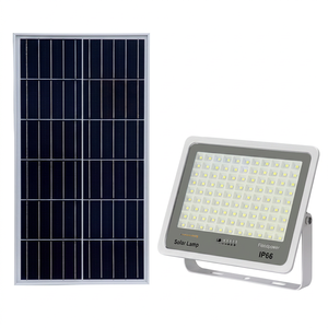 Reflector Solar LED de 200W, IP67, Iluminación Exterior para Jardín, Montaje en Pared, Cuerpo de Aluminio Fundido a Presión, Cubierta de Vidrio, Certificación CE, Control Remoto - Product Image 1