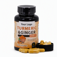 Capsules de Curcuma et Curcumine 500mg OEM ODM – Antioxydant Naturel pour le Foie, la Vésicule Biliaire, le Bien-être des Articulations et de l'Intestin