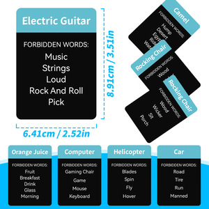 เกมกระดานคำศัพท์ภาษาอังกฤษข้ามพรมแดนแบบใหม่ 50 ชิ้น เกมไพ่สำหรับงานปาร์ตี้ เกมอินเตอร์แอคทีฟสำหรับผู้เล่นหลายคน - Product Image 2