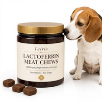 Complément de lactoferrine haute puissance pour chiens – Soutien immunitaire pour toutes les races – Soin quotidien – Facile à administrer – Friandise à mâcher – Lot économique – Toute l'année – OEM