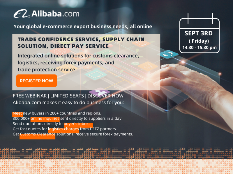 Alibaba.com One Stop Supply Chain Service Benefit for Malaysia Exporters
