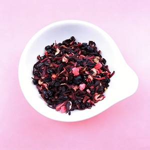 Thé aux fruits mélangés populaires Framboise et <span class=keywords><strong>Rhum</strong></span>, en vrac, en sachet et en boîte, saveur santé, emballage en vrac - Product Image 4