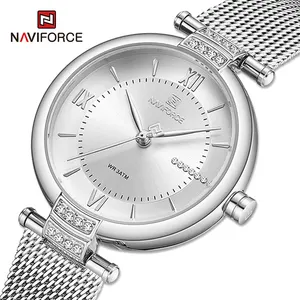 NAVIFORCE 5019 SW 2021 yeni kadınlar için saatler marka bayanlar kol saati moda zarif su geçirmez saat OEM