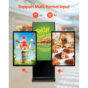 32" 43" 50" 55" 65" 1920X1080 hd 2K/4K Lcd Split Screen Display <strong>Advertising</strong> Player Floor Standing <strong>Small</strong> Shopping Digital Signage - Product Image 4