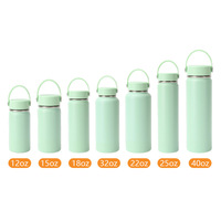 Bouteille isotherme sous vide 24 oz en acier inoxydable 304 sans BPA, grande capacité, pour le sport, cadeaux d'affaires, activités de plein air