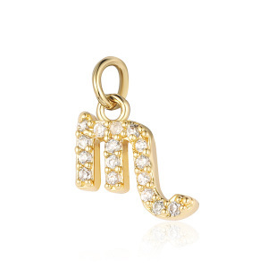 Gioiello di Moda Cristiana per Donne, Regalo di Compleanno di Lusso, Placcato in Rame con Oro 18K e Diamanti, Segno <span class=keywords><strong>Zodiacale</strong></span> delle 12 Costellazioni - Product Image 5
