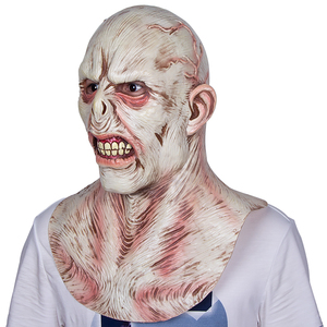 Masque intégral en latex <span class=keywords><strong>Lord</strong></span> <span class=keywords><strong>Voldemort</strong></span> pour cosplay de film, accessoires de costume, Halloween, fête costumée, couvre-chef d'horreur, visage effrayant - Product Image 3