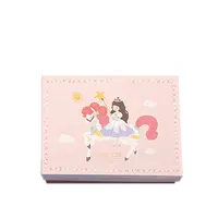 핑크 머그잔 라이트 핸드폰 종이 유리 발렌타인 선물 상자 Botton 로프 소녀를위한 중간 공주 상자 아기 의류 선물 상자