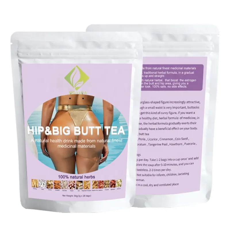 Hot Selling Chinese Herbal organic Women Hip big Butt tea Enhancement Buttock Firming butt tea