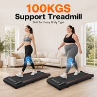 Tapis de marche OEM 1-6 km/h avec surface de course plus large, moteur DC 1,5 CV, pour entraînement de musculation à domicile