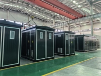 Transformateur de puissance compact de type boîtier métallique préfabriqué pour extérieur industriel IP53 10kV LV MV