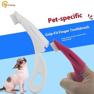 Custom Supply Portable Silicone Finger <b>Brush</b> Set for Dogs & Cats-Handheld Pet Teeth Cleaning Tool - Product Image 3