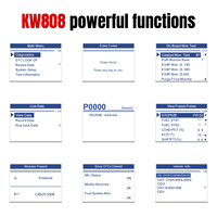 Escáner de Diagnóstico OBDII/EOBD Portátil KONNWEI de Fábrica Directa, Fácil de Usar, Lector de Códigos OBDII para Automóviles KW808
