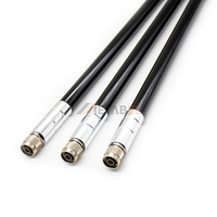 Antenne WiFi double bande 6dBi 2,4 GHz 5,8 GHz à gain élevé en fibre de verre omnidirectionnelle étanche pour station de base extérieure avec connecteur N-J