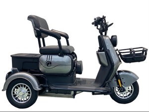 Tricycle Électrique 3 Roues à Carrosserie Ouverte 60V en Acier pour Transport de Passagers et Marchandises – Tuk Tuk Moto <span class=keywords><strong>Taxi</strong></span> pour Adultes - Product Image 2