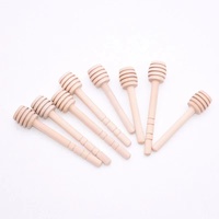 Cuillère à miel miniature personnalisée en bois de 3 pouces, agitateur portable, bâtonnets mélangeurs, applicateur de miel en bois