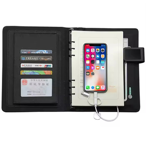 Libreta Personalizada con Banco de Energía y Logotipo LED, Diario Inteligente A5 con Carga Inalámbrica, Regalos Empresariales con Cable USB de Carga - Product Image 6