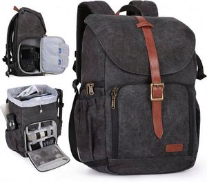 Sac à dos pour appareil photo, échantillon gratuit, sac à dos pour appareil photo reflex numérique DSLR, sac à dos pour appareil photo étanche, sac à dos de photographie antivol avec compartiment pour ordinateur portable de 15,4 pouces - Product Image 1