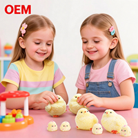 Mignon Poussin Moelleux en TPR Extensible, Jouet Anti-Stress à Presser pour Enfants