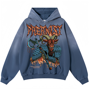 Sang Trọng Axit Rửa 480gsm Áo & Áo 100% Bông Nặng Thời Trang Đường Phố Quá Khổ Trống Biểu Tượng Tùy Chỉnh In Cho Nam Giới Phụ Nữ - Product Image 3