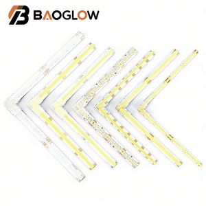 แถบไฟ Cob ขนาด 5 มม. 8 มม. 10 มม. แบบ 2 3 4 ขา สีเดียว พร้อมขั้วต่อรูปตัว L ไม่มีจุดมืด CCT สายไฟแบบสองสี - Product Image 1