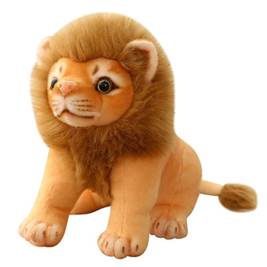 V147 di alta qualità Golden leone peluche peluche simpatici animali di peluche realistici Premium leone giocattolo Huggable regali per la casa dei bambini decorazioni - Product Image 1