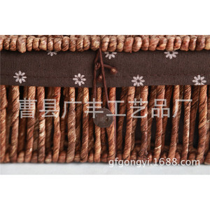 Boîte à mouchoirs tissée à la main avec couvercle en tissu pour voiture, salon, salle de bain, mouchoirs extractibles Zjh9008 - Product Image 3