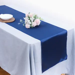 30x275cm/30x180cm Satin Table Runner Table Fabric Decoration Party Design Wedding Events Textile Table Linen