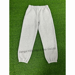 PT1142 <span class=keywords><strong>Pantaloni</strong></span> della Tuta OEM all'Ingrosso in Cotone Pesante da Uomo, Stampa Serigrafica, Larghi con Polsino e Gamba Dritta - Product Image 3