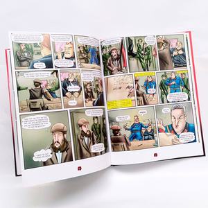 Vente en gros de livres d'anime pour enfants écologiques, couverture rigide, impression personnalisée, livre de bande dessinée <span class=keywords><strong>manga</strong></span> pour enfants - Product Image 4