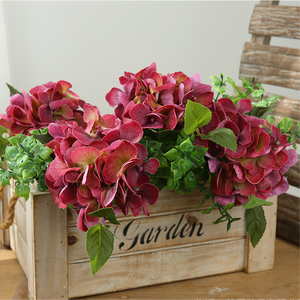 Simulated Short <strong>Branches</strong> of Flowers Small Hydrangeas with a Soft Touch Wedding Scene Indoor Soft <strong>Decoration</strong> Moisturizing Effect - Product Image 2