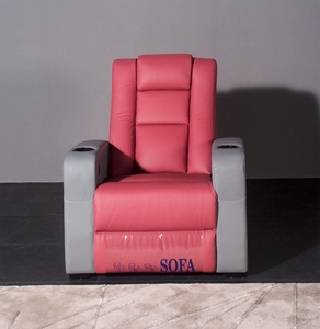 Sofá de cine famoso de diseño moderno, silla estable para sala VIP para asientos de <span class=keywords><strong>teatro</strong></span>, muebles de cuero genuino para Hotel y sala de estar - Product Image 6