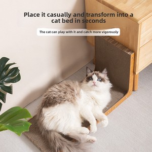 Papan goresan kucing bentuk L, gores kucing vertikal anti gores - Product Image 4