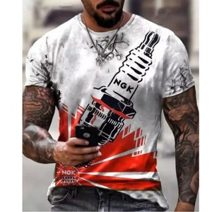 T-shirts pour hommes T-shirts de haute qualité et T-shirts de créateurs pour garçons T-shirts à manches courtes tendance Imprimés en 3D Col rond Pull - Product Image 1