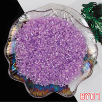 450g de Virutas de Vidrio Iridiscentes AB de 1-4mm, Grava de Cristal Irregular a Granel para Arte de Uñas, Resina, Joyería, Manualidades DIY, Decoración de Bodas