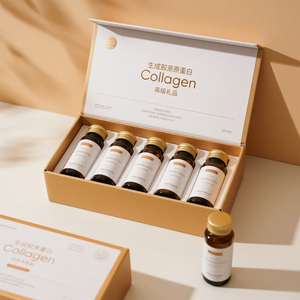 OEM produk kecantikan Halal, cairan Oral hidrolisasi laut peptida minum dengan asam Hyaluronic & Vitamin C - Product Image 6